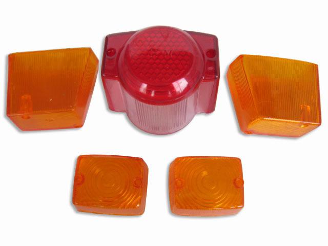 Honda benly 125 150 c92 c95 ca95 ca 95 winker lens complete 5 pcs.