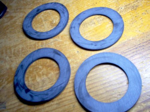 (4) military style 5 gallon jerry can gerry can gas cap gaskets   l