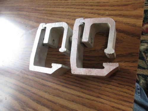 Aluminum truck cap topper camper shell mounting clamps heavy duty 2  piece&#039;s