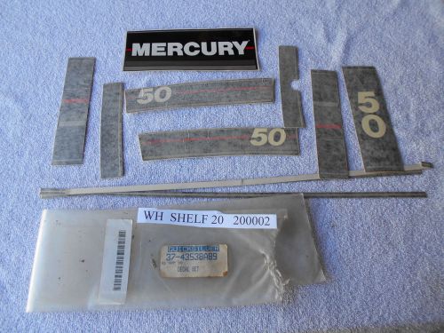 New  37-43538a89  decal  set   quicksilver mercruiser mercury