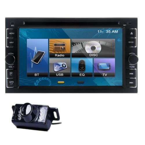 Sale 2 din 6.2" car stereo radio dvd player in dash swc bluetooth usb sd  w/cam