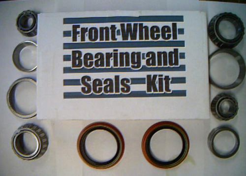 Four  front wheel bearings, 2 seals studebaker 1956-66-replace these worn parts