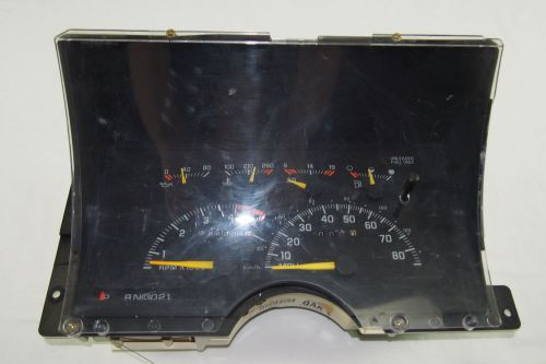 1991 1992 1993 1994 chevy gmc silverado sierra k/c 1500 gauge cluster with tach