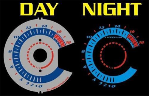 Suzuki gsxr 600 2008 2009 face silver glow gauge custom 08 09 gixxer gsx-r