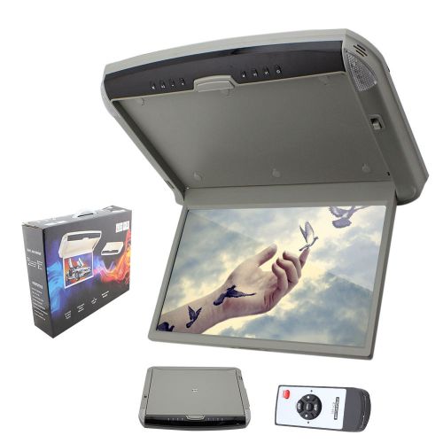 Car 14&#034; inch overhead tft flip down monitor vehicle roof mount monitor screen