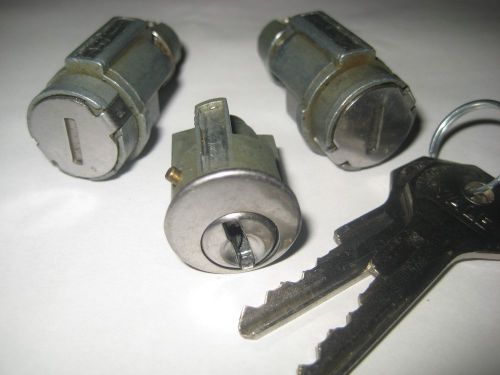 Classic chrysler 1961 1962 door locks ignition lock nos locks l@@k nice!!!!