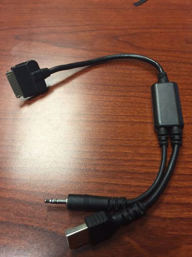Bmw mini usb y-cable audio connector - genuine bmw 61122338491