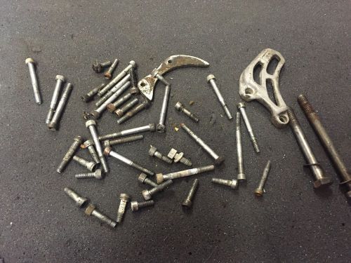 2001 01 tm racing 250 en 2t enduro bottom end engine motor boost nuts axle mount