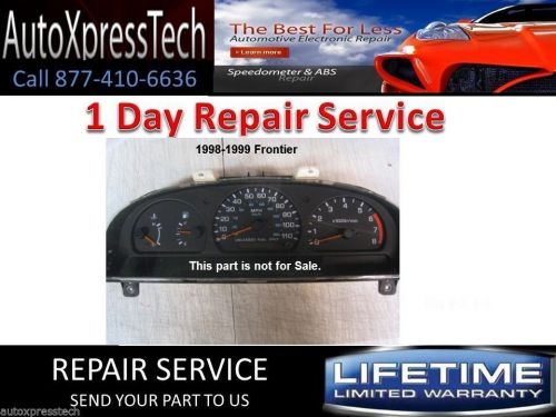 1998  nissan frontier cluster speedometer odometer  repair service 99999 best!
