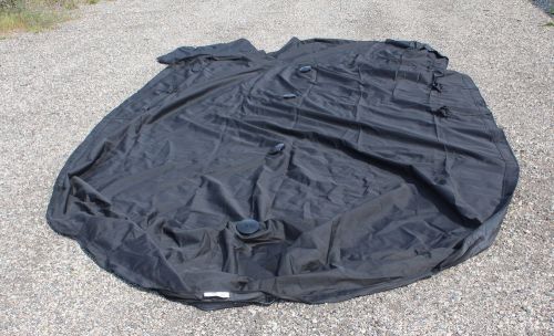 Tahoe/avalon - pontoon boat full mooring cover - black - fits 20' catalina re