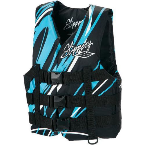 Slippery womens ray nylon vest-light blue-sm