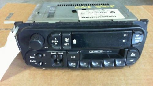 01 02 caravan audio equipment recvr am-fm-cass 29284