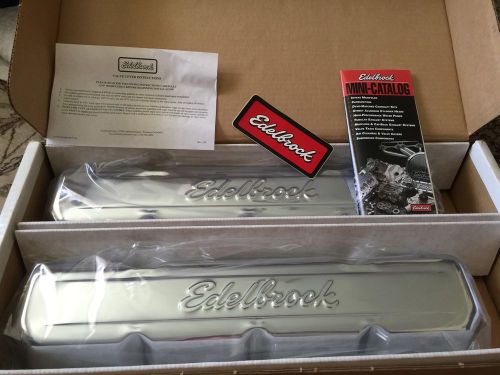 Edelbrock chrome valve covers signature series 4431
