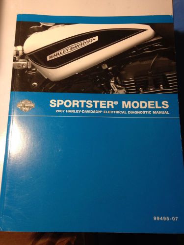 2007 harley davidson sportster models electrical diagnostic service manual new