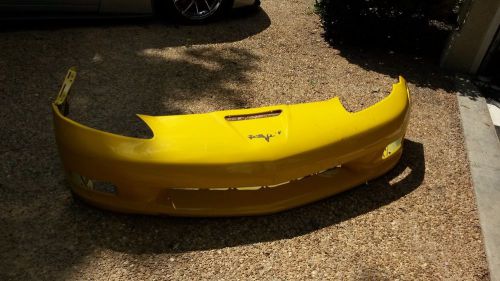 06-13 z06, grand sport, zr1 corvette front bumper cover facia damaged