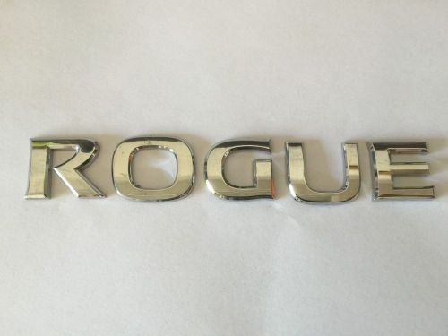 Oem factory genuine stock nissan rogue trunk emblem badge decal logo