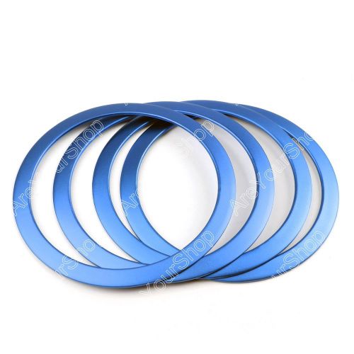 4 x door speaker sound cover trim ring for bmw 3 series f30 f34 320 328 335 blue