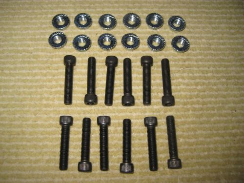 12 socket head cap screws wheel hub bolts/nuts 1/4" - 28 x 1 1/4" quarter midget