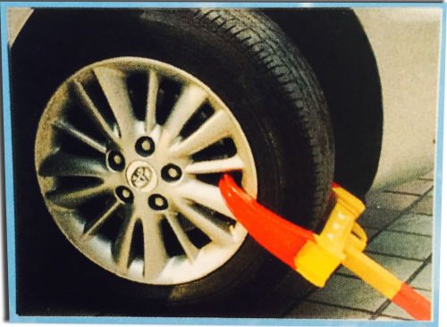 Anti-theft automobile trailer/boat/rv wheel lock clamp boot tire claw