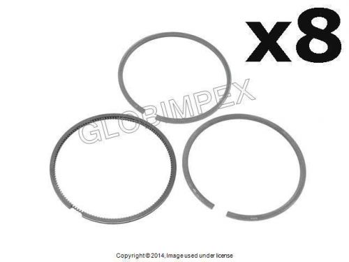 Mercedes r107 standard piston ring set set of 8 goetze +1 year warranty