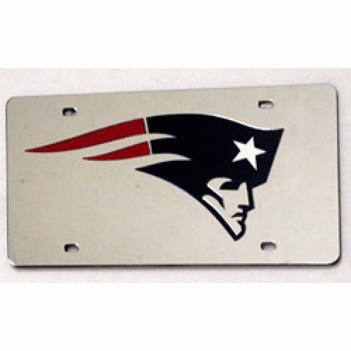 New england patriots laser license plate