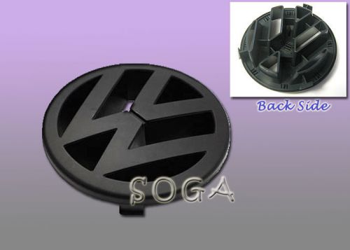 99-04 vw jetta mk4 gloss black front grill grille emblem badge 03 02 01 new v2