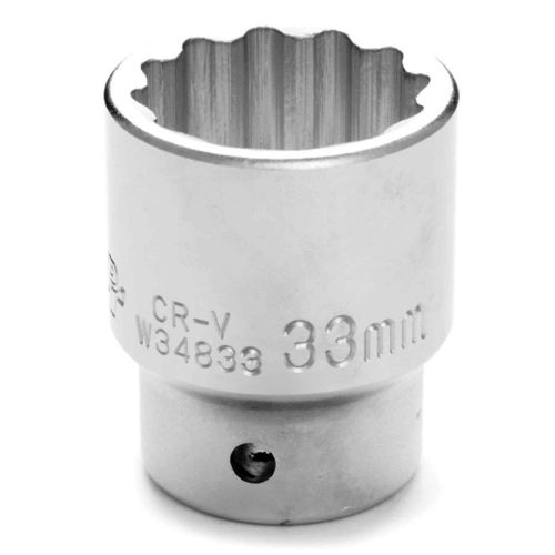 Performance tool w34833 socket socket-3/4  dr 12pt std 33mm