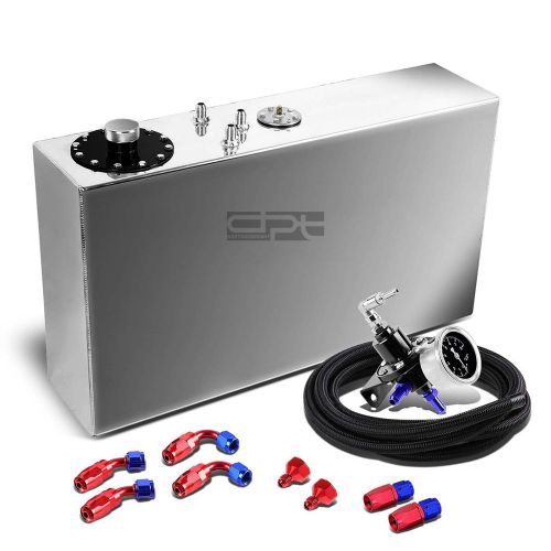 17 gallon top-feed slim aluminum reserved tank+line kit+pressure regulator black