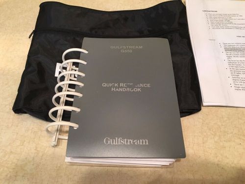 Gulfstream g550 manual quick reference handbook