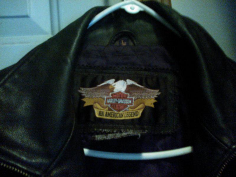 HARLEY DAVIDSON LEATHER JACKET SIZE :LW, US $99.00, image 2