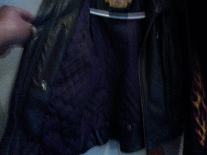 HARLEY DAVIDSON LEATHER JACKET SIZE :LW, US $99.00, image 3