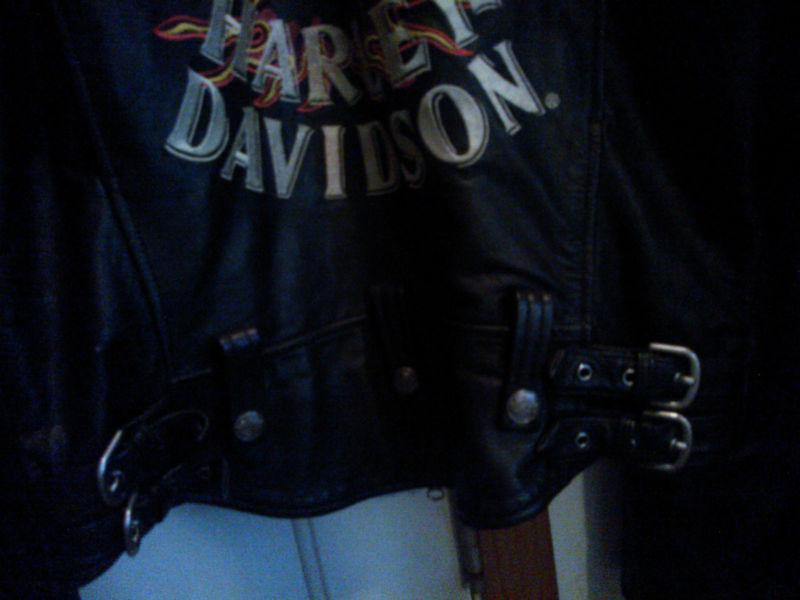 HARLEY DAVIDSON LEATHER JACKET SIZE :LW, US $99.00, image 8