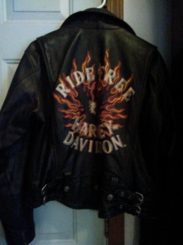 HARLEY DAVIDSON LEATHER JACKET SIZE :LW, US $99.00, image 9