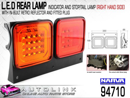 Narva 24 volt l.e.d rear stop/tail lamp &amp; indicator (right side) 94710