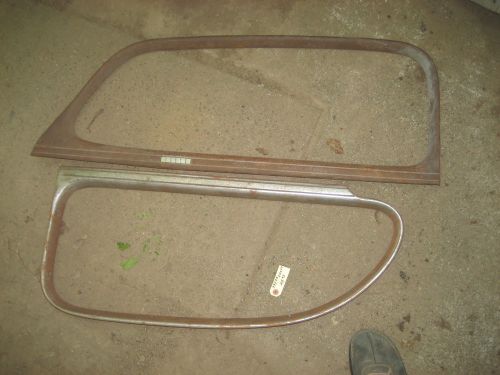 1937-38 chevrolet 2dr sedan window garnish moldings