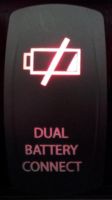Polaris rzr 800 rzr s rzr 4 rzr 570  utv backlit dual battery connect switch