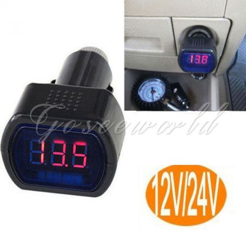 Find 2016 Digital LED Display Volt Meter Car Cigarette Lighter Voltage