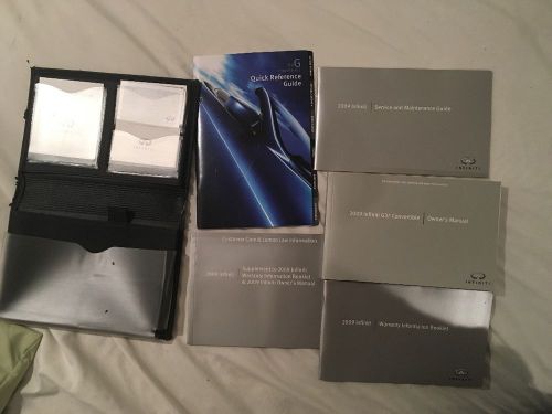 2009 infinity g37 convertible owners manual