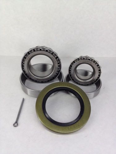 6 trailer hub bearing kit and 4 electric brake shoe / lining 7000 lb axle