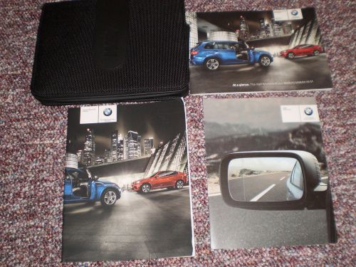 2012 bmw x5 x6 "m" suv owners manual books guide "m" case all models