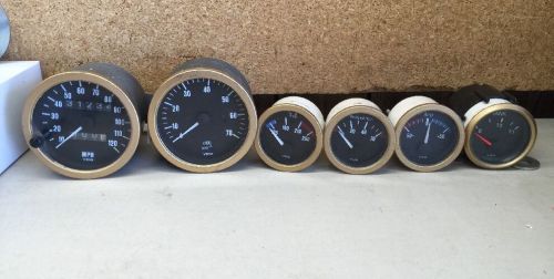 Vintage vdo massefrei gauge set with new fuel sender