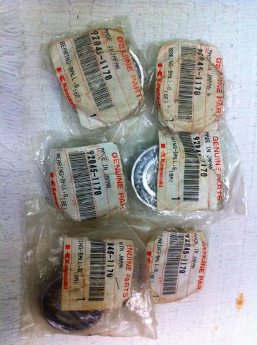 Kawasaki 92045-1170 ball bearing lot of six