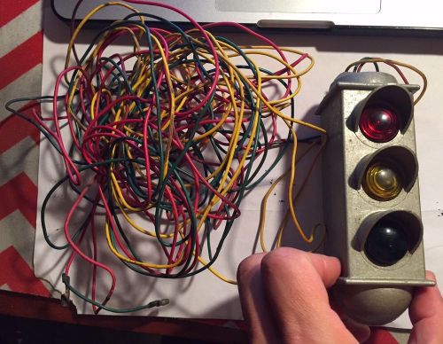 Vintage original automobiles stop alert rear window mounting working part