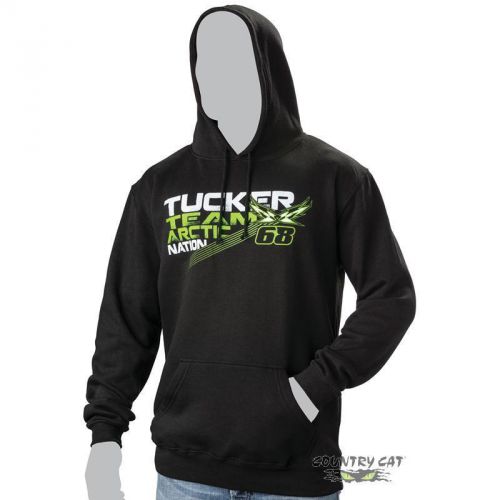 Arctic cat men&#039;s tucker team nation 68 hoodie sweatshirt - black - 5269-78_