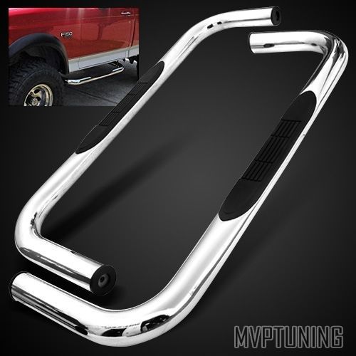 For 80-96 f150/f250/f350/bronco regular cab stainless steel chrome side step bar