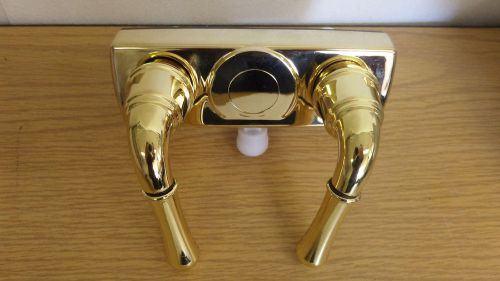 New rv trailer camper bath tub sink bathtub shower faucet gold