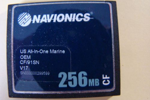 Navionics cf chart card for us all-in-one marine oem 256 mb