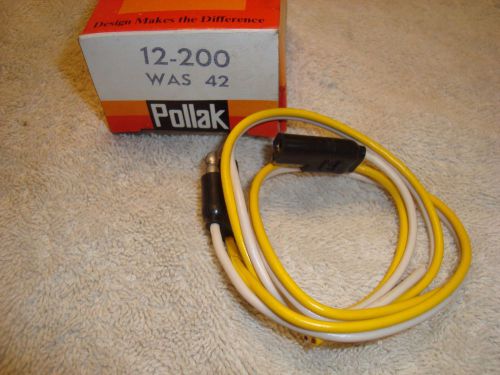 Pollak 12-200 2-way molded connector  18 gauge