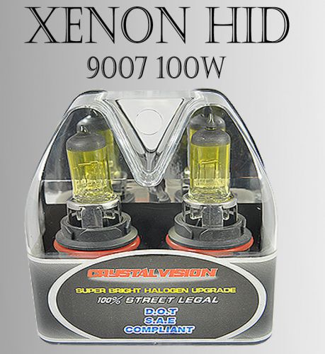 Icbeamer 9007/ hb5 m-box 100/80w pair high/ low xenon hid yellow light hs7652