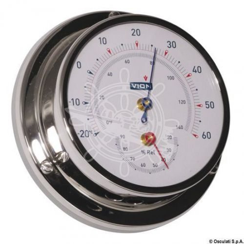 Vion a80 series mic chr thermometer hygrometer boat marine 95mm